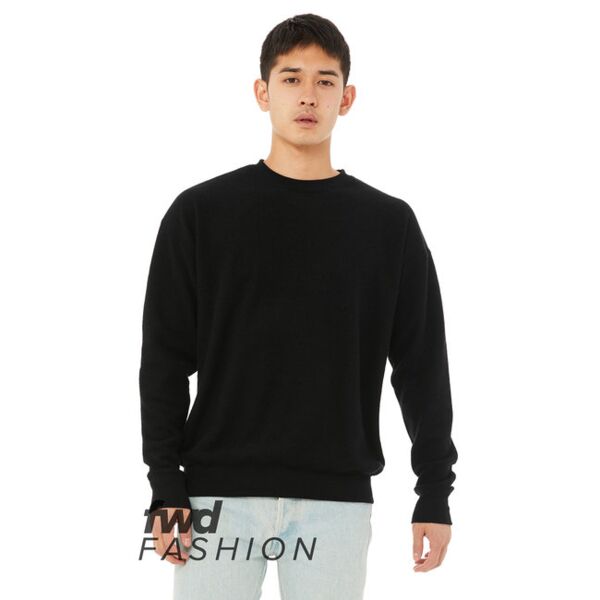 Unisex Sueded Drop Shoulder Sweatshirt Thumbnail