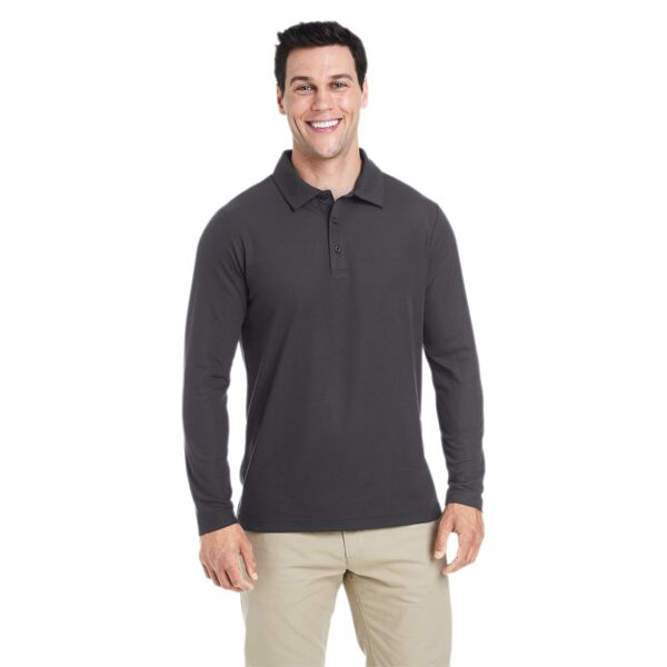 Men's Fusion ChromaSoft™ Long-Sleeve Pique Polo Thumbnail