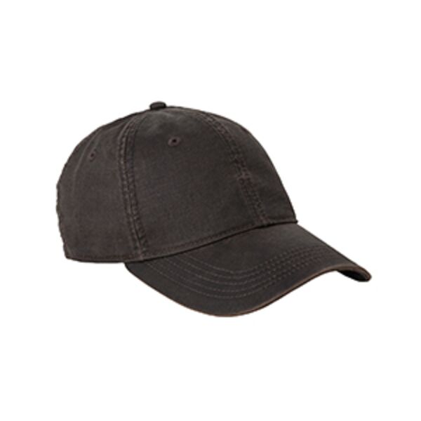 Landmark Unstructured Low-Profile Waxy Canvas Hat Thumbnail