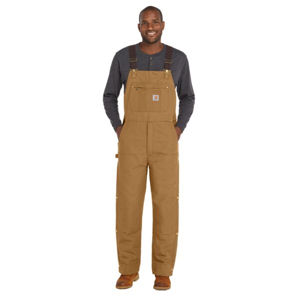 Short Firm Duck Insulated Bib Overalls Thumbnail