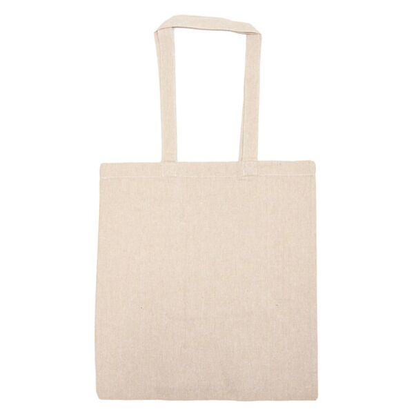 Lightweight Recycled Canvas Over the Shoulder Extended Handle Tote Bag Thumbnail