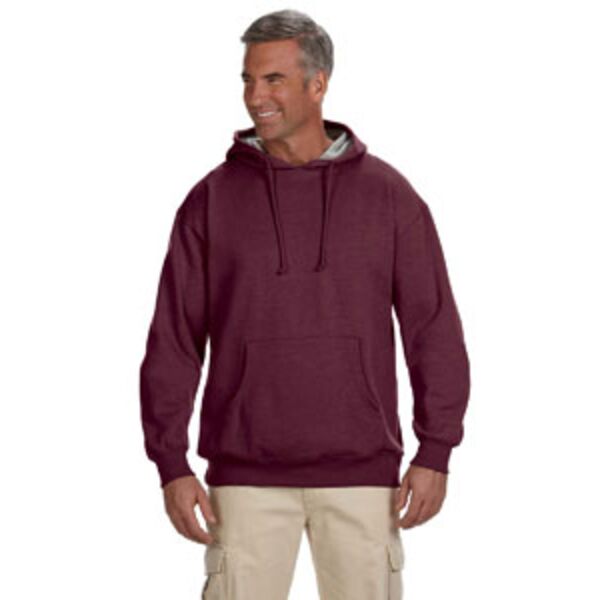 Unisex Heathered Fleece Pullover Hooded Sweatshirt Thumbnail