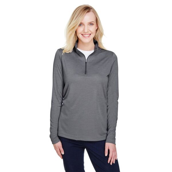 Women's Zone Sonic Heather Performance Quarter-Zip Pullover Thumbnail