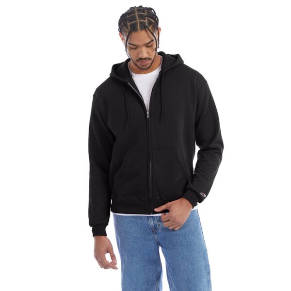Adult Powerblend® Full-Zip Hooded Sweatshirt Thumbnail
