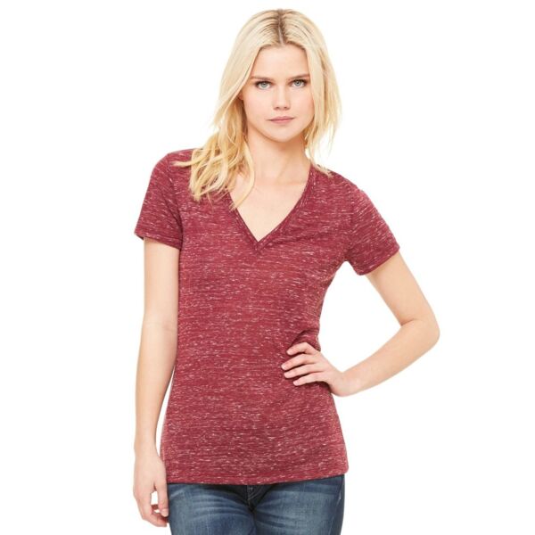 Women’s Jersey Deep V-Neck Tee Thumbnail