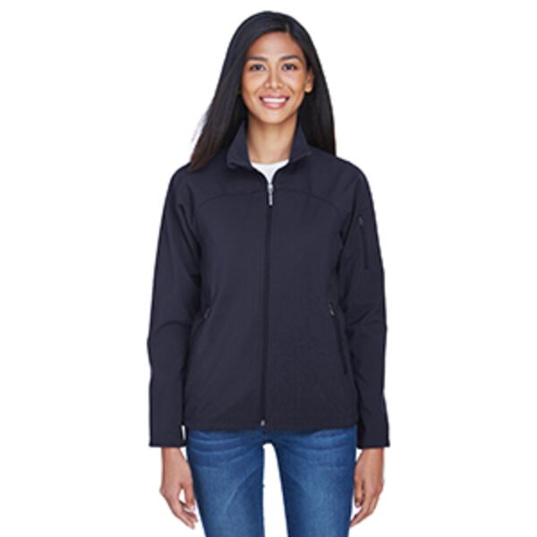 Ladies' Three-Layer Fleece Bonded Performance Soft Shell Jacket Thumbnail