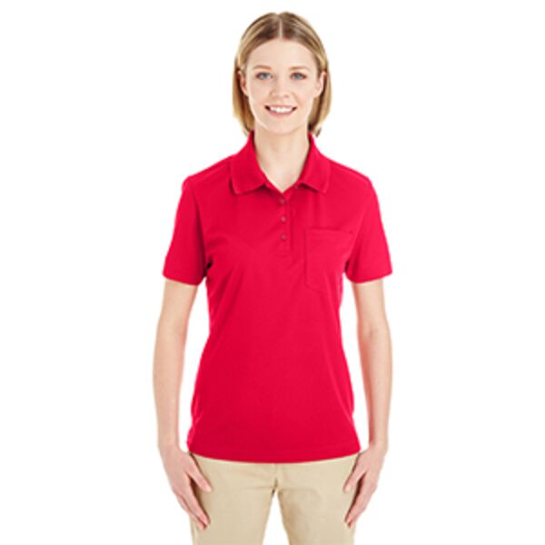 Ladies' Origin Performance Piqué Polo with Pocket Thumbnail