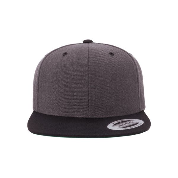 Adult Flat Visor Classic Two-Tone Snapback Cap Thumbnail