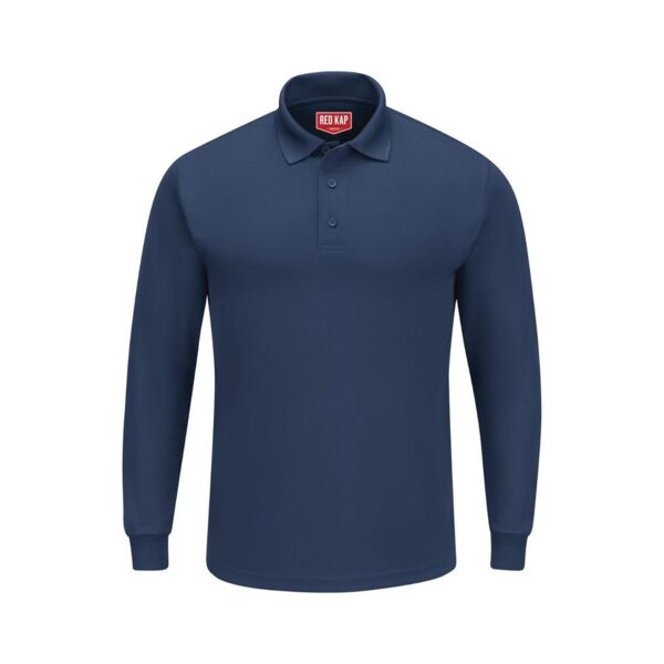 Men's Long Sleeve Performance Knit Polo Thumbnail