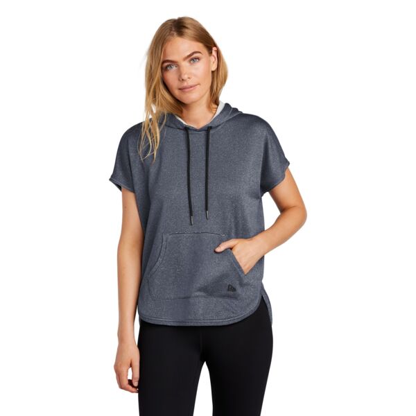 Women's Performance Terry Short Sleeve Hoodie Thumbnail